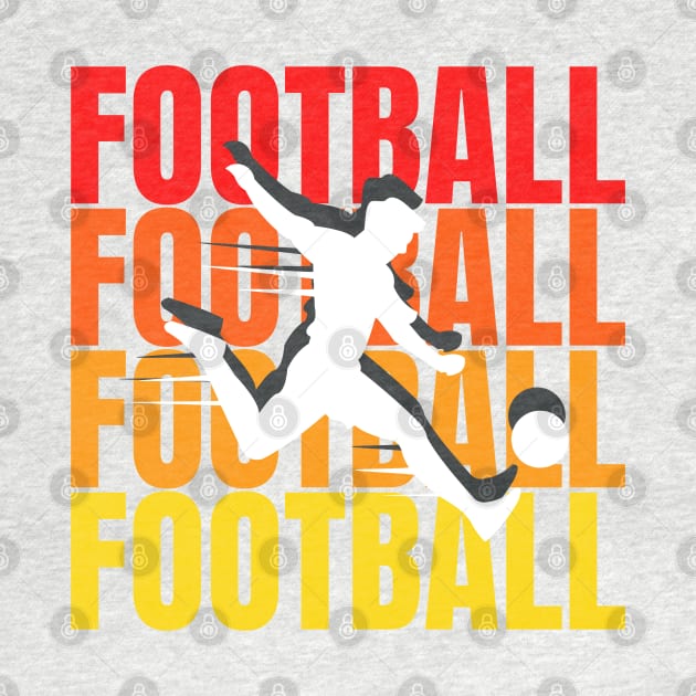 football typographic by LhewyStoreDigitalArt